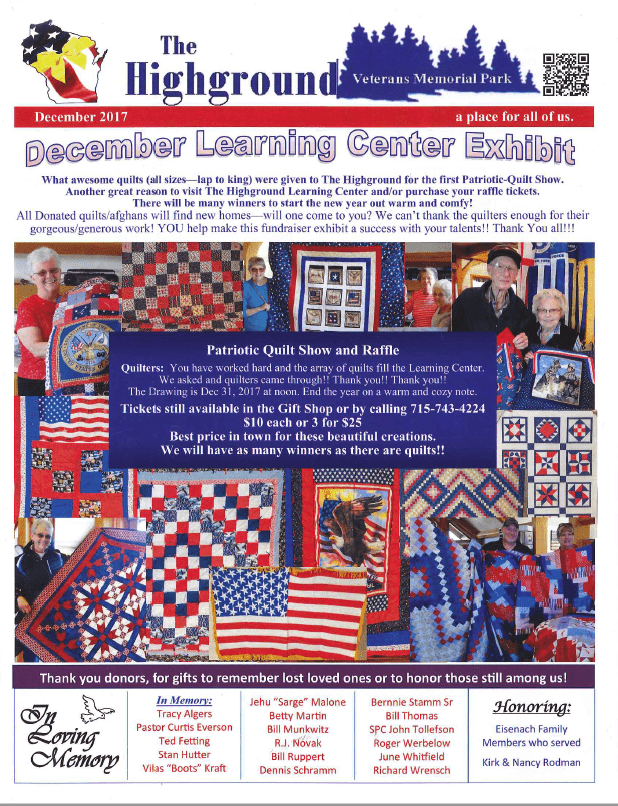 December 2017 Newsletter