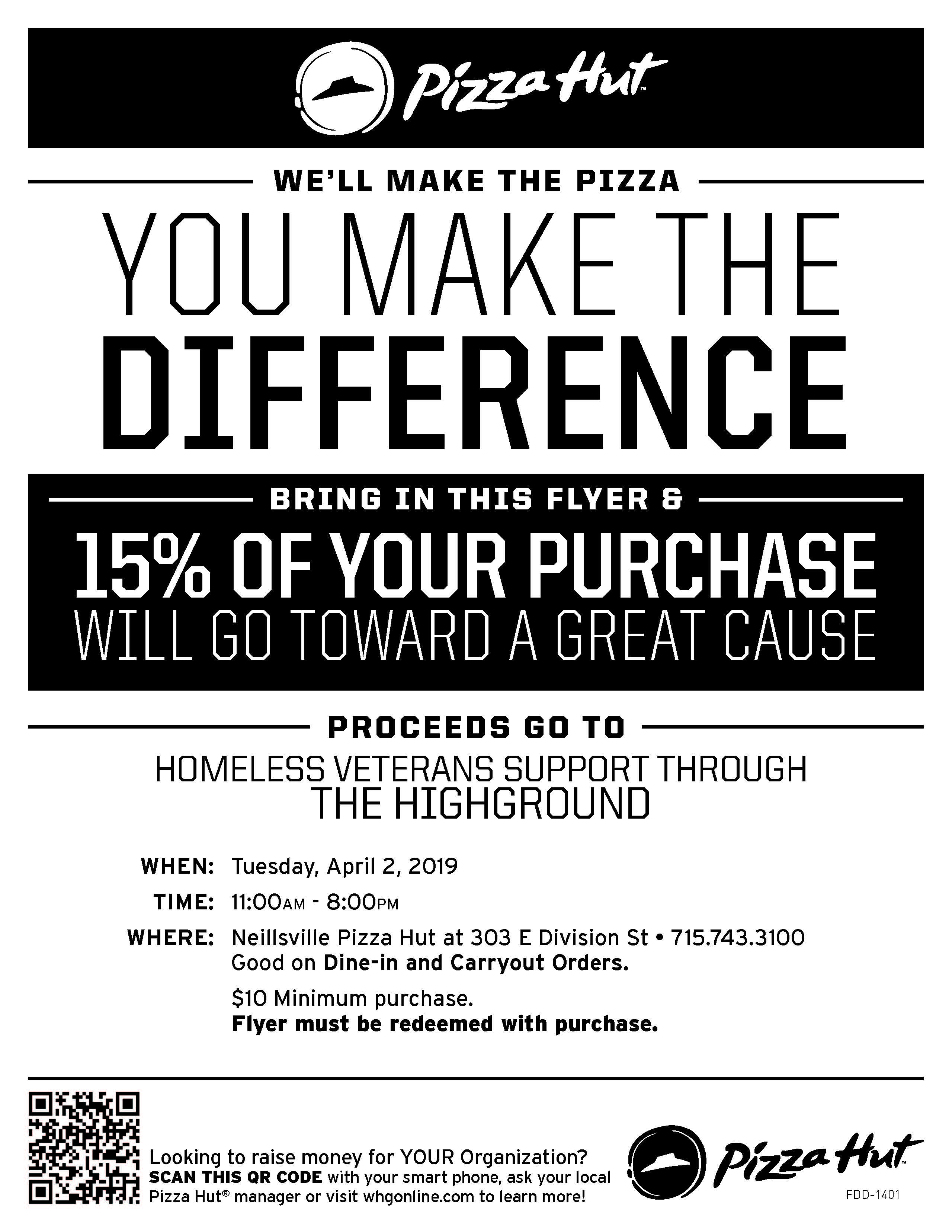 Pizza Hut Fundraiser