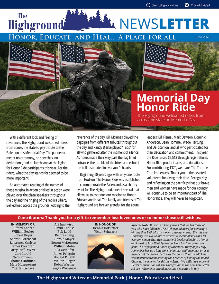 June 2020 Newsletter