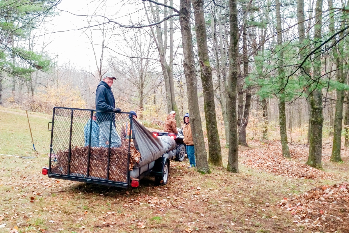 Raking, Trail Work and More Kept Volunteers Busy During Fall Cleanup Days