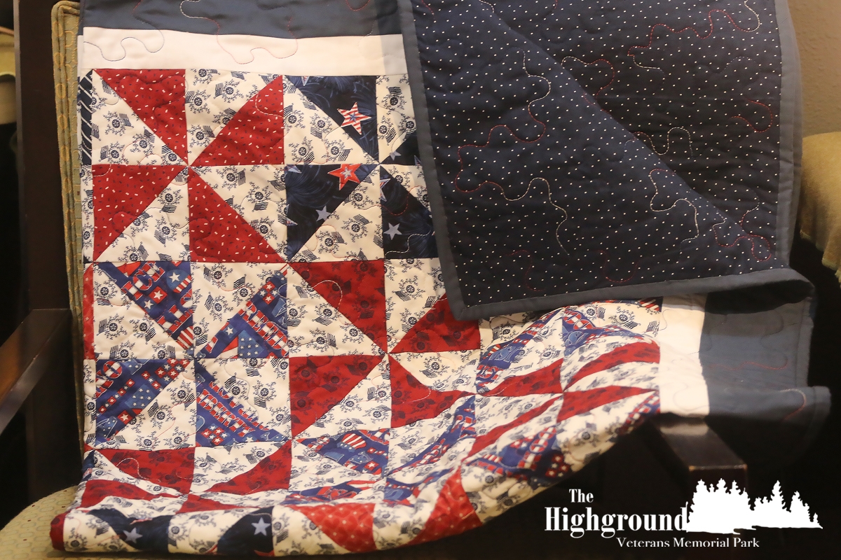 The Highground Ushers in the Winners of the 2021 Patriotic Quilt Raffle