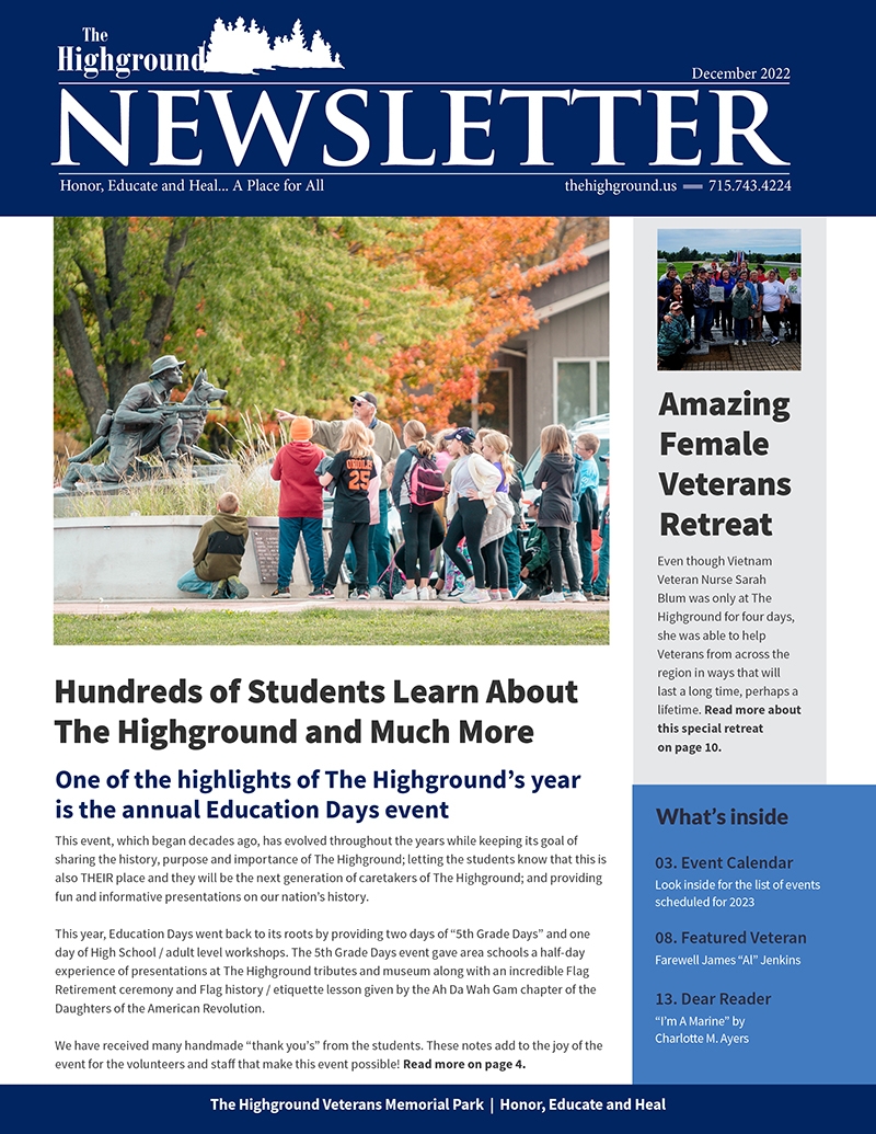 December 2022 Newsletter