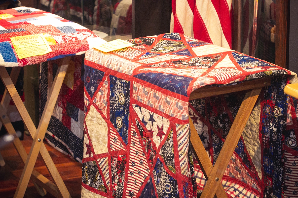 The Highground “Wraps Up” the 2022 Patriotic Quilt Raffle